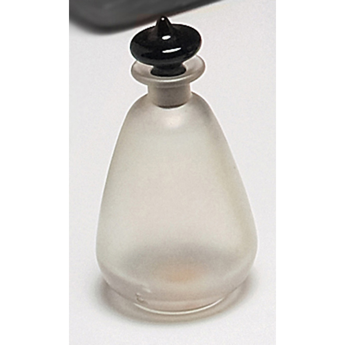 Appraisal: Steuben perfume bottle Verre de Soie glass with black stopper