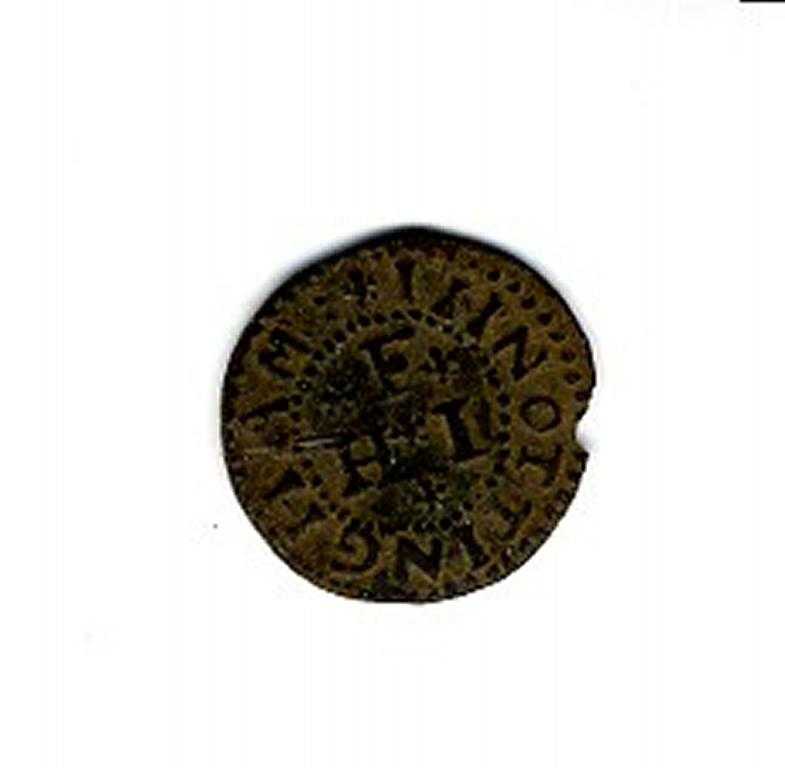 Appraisal: TH CENTURY NOTTINGHAM TOKEN HUGH FARNWORTH FARTHING PMP N BW