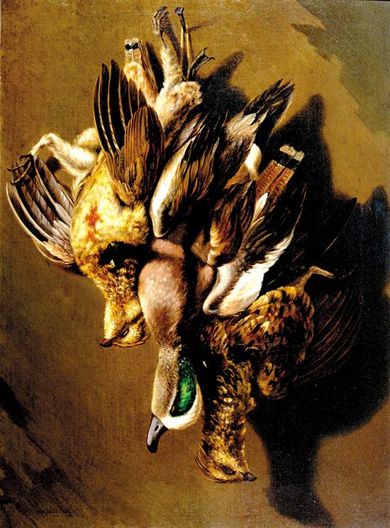 Appraisal: William Aiken Walker South Carolina - NATURE MORTE GAMEBIRDS oil