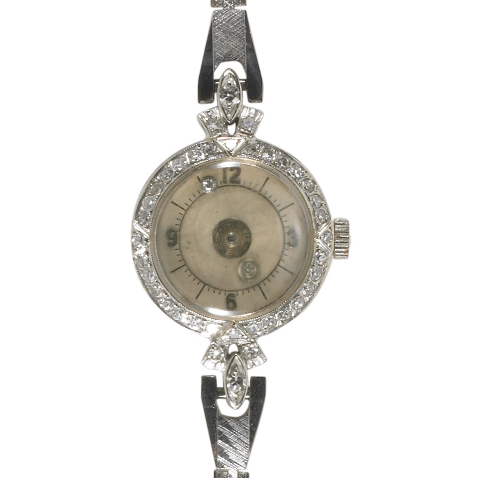 Appraisal: Lady s LeCoultre Mystery Wristwatch circa serial reference jewel movement