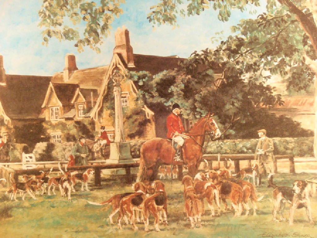 Appraisal: After Elizabeth Sharpe The Belvoir at Knipton limited edition print