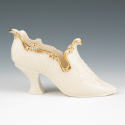 Appraisal: Lenox Laurels gold trimmed slipper Marked with Lenox Laurels hallmark