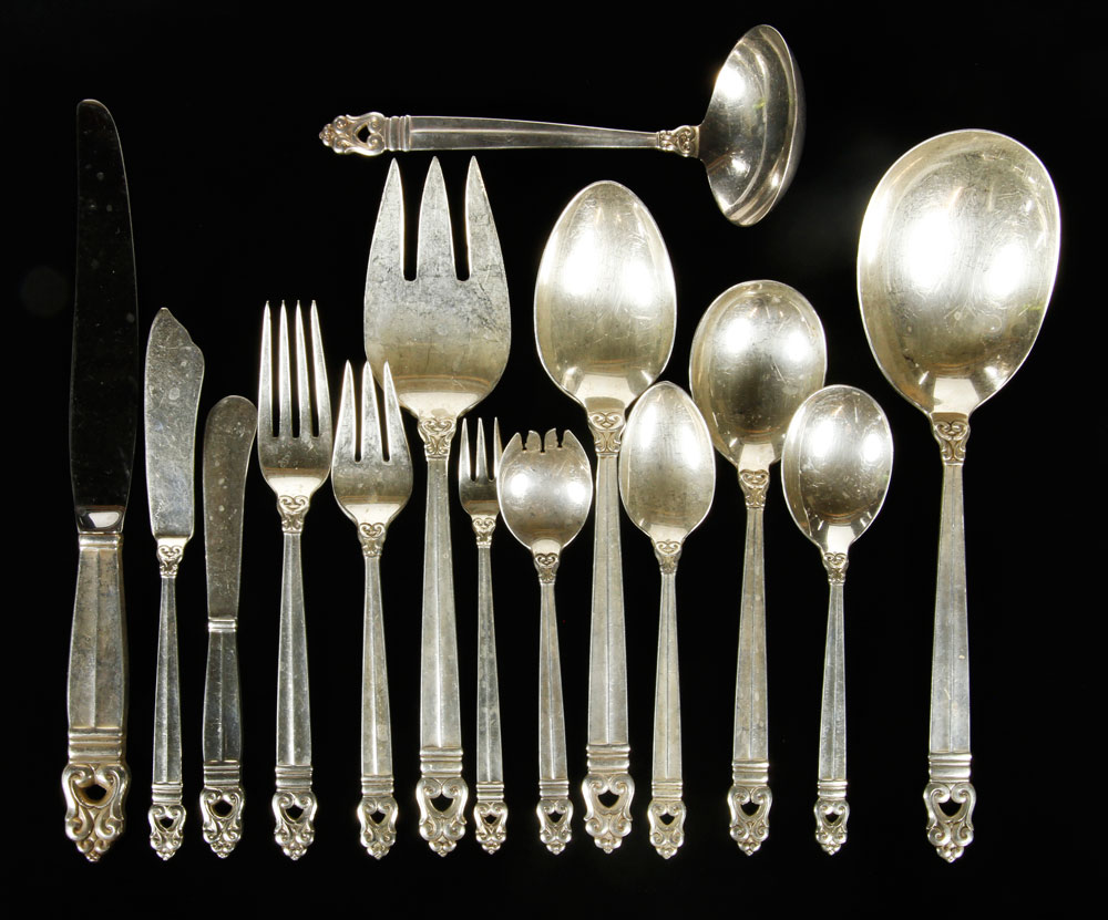 Appraisal: - Royal Danish International Sterling Flatware Set Royal Danish International