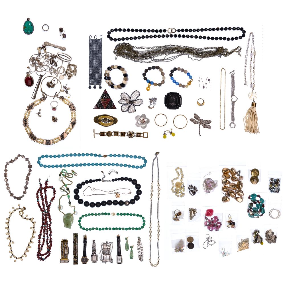 Appraisal: STERLING SILVER AND COSTUME JEWELRY ASSORTMENTIncluding a DAC Deborah Armstrong