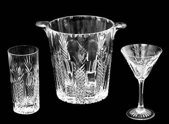 Appraisal: Sale Lot An Assembled Collection of English Glassware comprising twelve