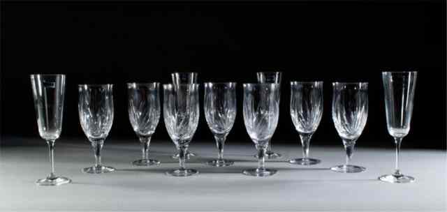 Appraisal: Marquoise by Waterford Wine ChampagneIncludes four fluted champagne glasses two