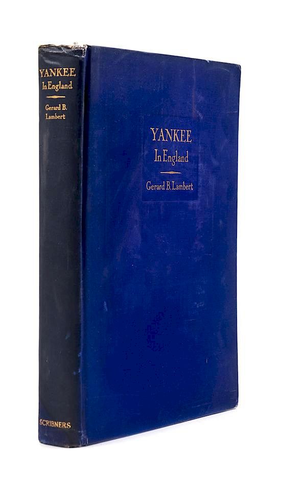 Appraisal: LAMBERT Gerard B b Yankee in England New York Charles