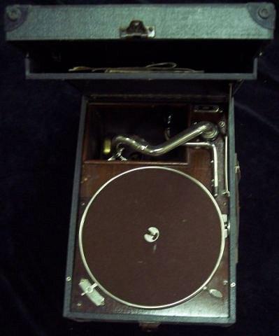 Appraisal: An HMV model cased record player