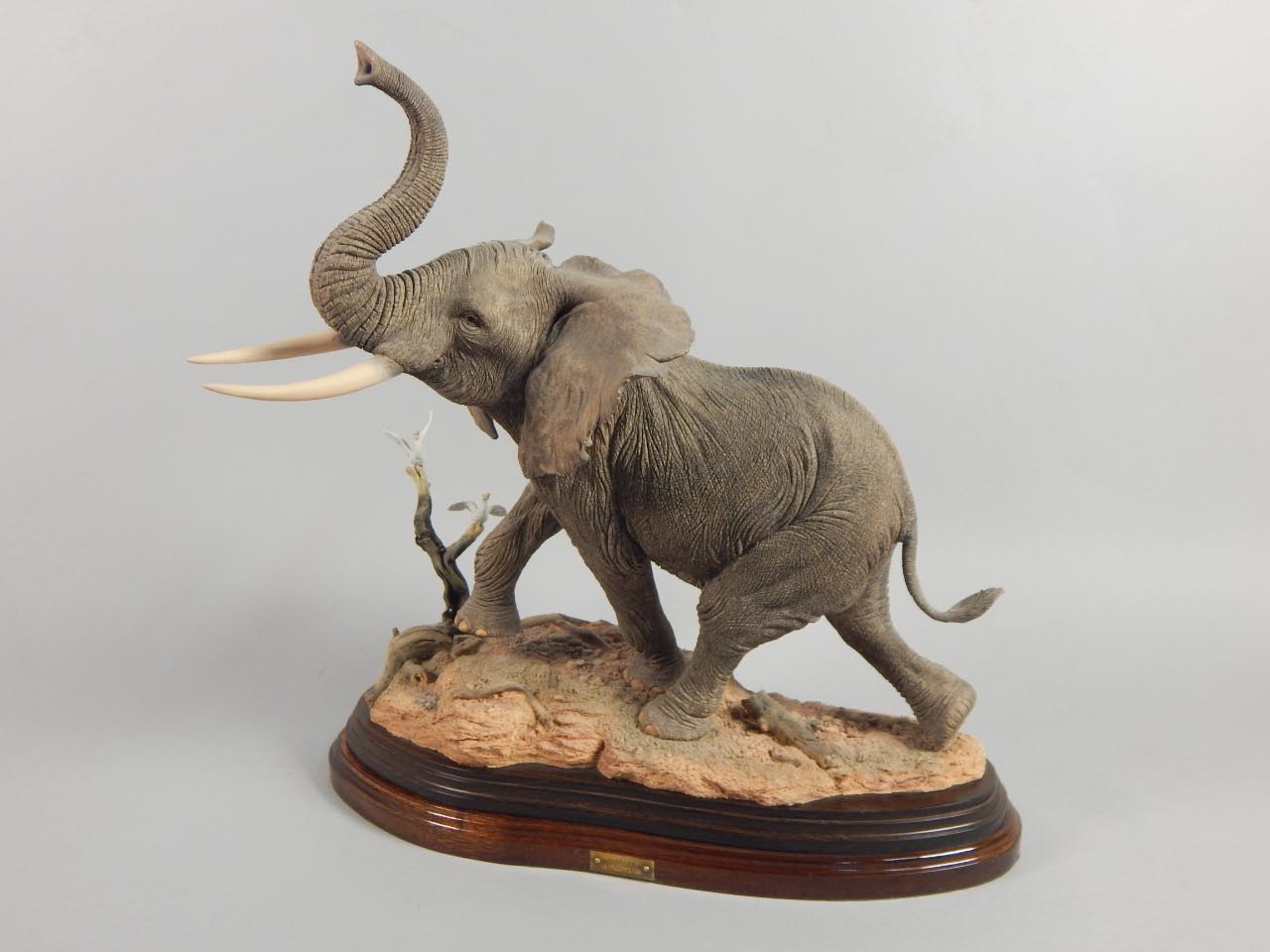 Appraisal: A Country Artists composition figure of an elephant on a