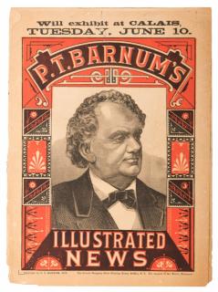 Appraisal: P T Barnum's Illustrated News Buffalo Courier Co Advertising an