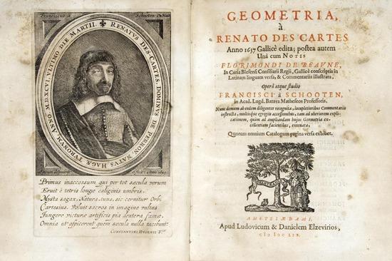 Appraisal: DESCARTES Rene Geometria Amsterdam Elzevir to x mm Part I