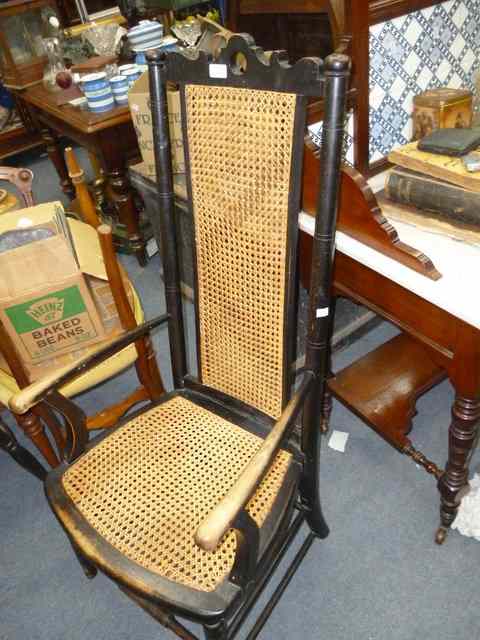 Appraisal: SEVEN ASSORTED OCCASIONAL CHAIRS to include a high backed ebonised