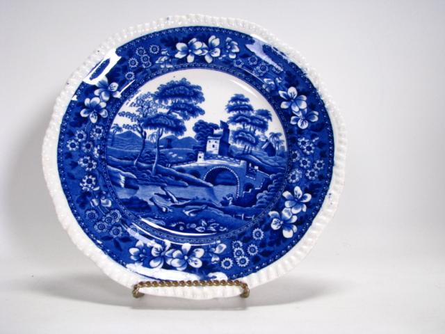 Appraisal: Copeland Spode's Tower blue porcelain items including twelve dinner plates