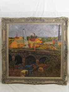 Appraisal: A framed oil on board painting '' Shipley Yorkshire ''