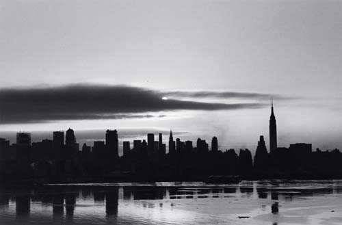 Appraisal: TICE GEORGE - Sunrise New York Selenium-toned silver print x