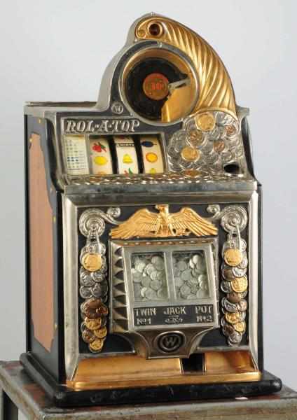 Appraisal: Watling Rol-A-Top Coin-Op Machine Plays well American coin plated castings