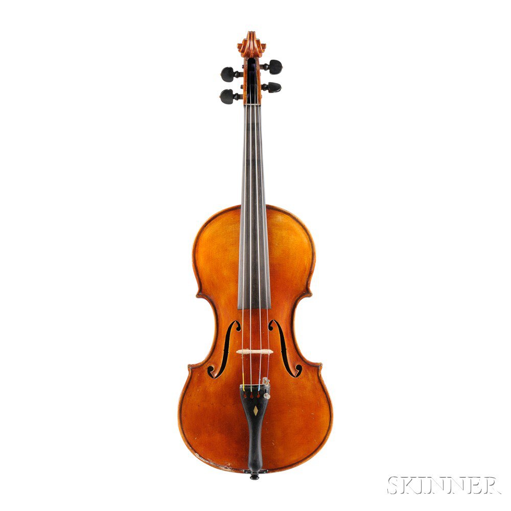 Appraisal: Modern American Violin Lester Worthington Springfield Massachusetts bearing the maker's