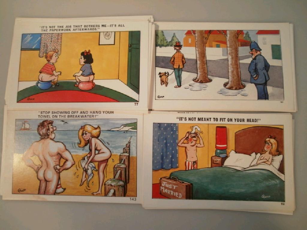 Appraisal: Quip Assorted humorous postcards