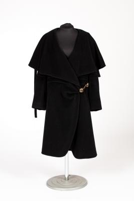 Appraisal: Sonia Rykiel Paris a black angora and wool coat with