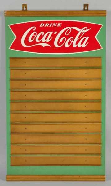 Appraisal: Masonite Wood Coca-Cola Menu Board Description s Very clean and