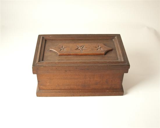 Appraisal: A Late th E th C Walnut Box the lid