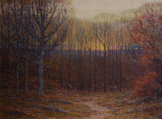 Appraisal: Walter Sargent American - Sunset in the Forest