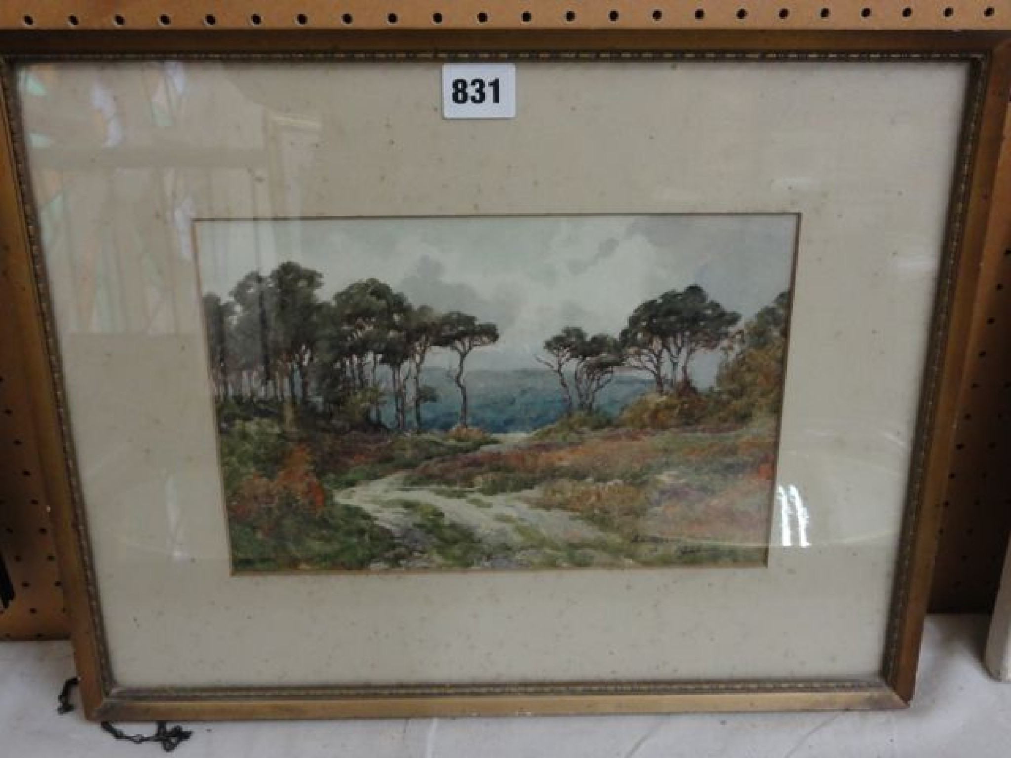 Appraisal: An early th century watercolour of a wooded landscape by