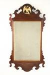 Appraisal: MIRROR - th c Chippendale mahogany mirror with applied gilded