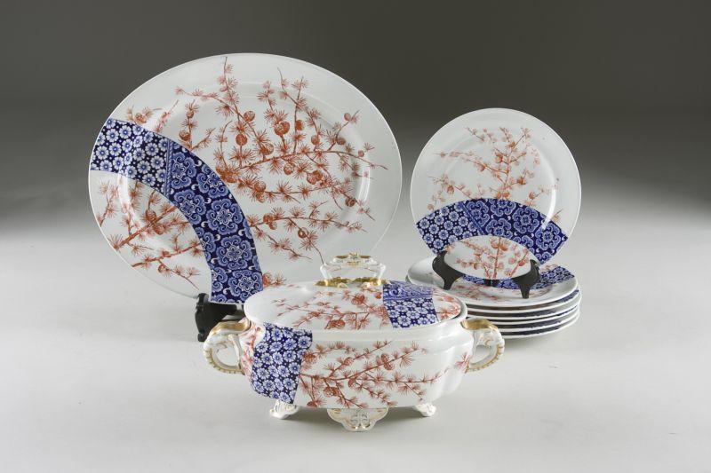 Appraisal: Group of Royal Worcester China th c consisting of a