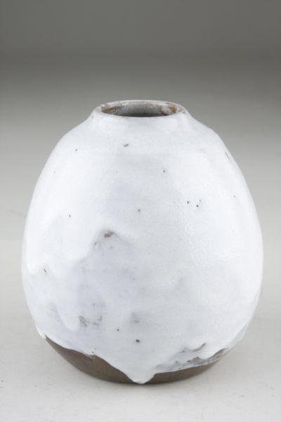 Appraisal: NC Pottery Vase Jugtown Chinese White Stoneware tapered egg vase