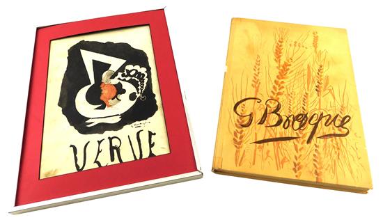 Appraisal: MAGAZINES Two works related to Georges Braque French - The