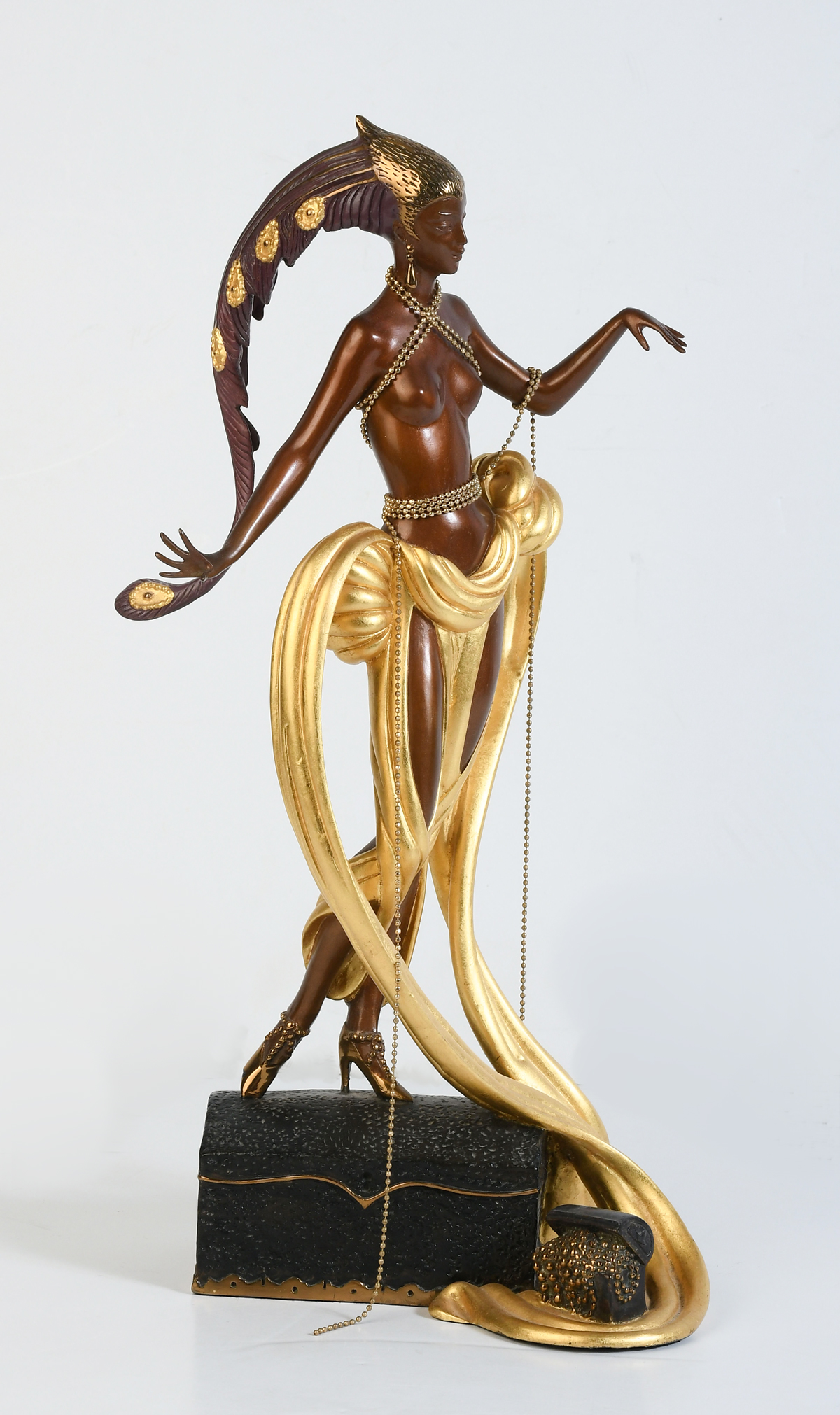 Appraisal: ERTE ''PLEASURE OF THE COURTESAN'' BRONZE Romain de Tirtoff ''Erte''