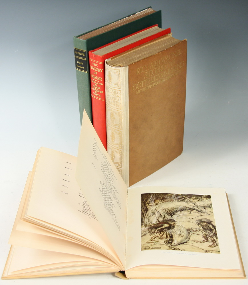 Appraisal: ILLUSTRATED BOOKS - Including Wagner Richard 'Siegfried Gotterdammerung' mit Bildern