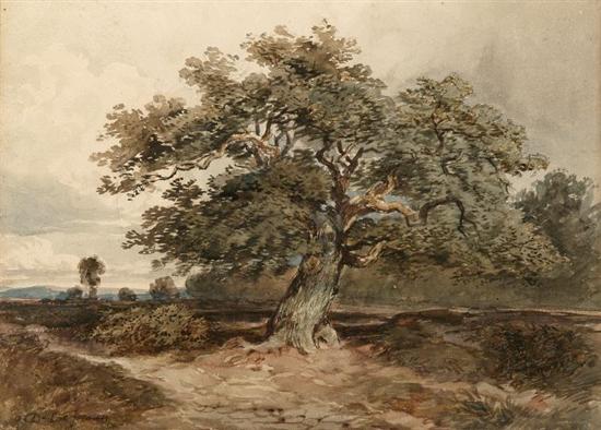 Appraisal: DAVID COX JR English - ENGLISH LANDSCAPE signed lower left