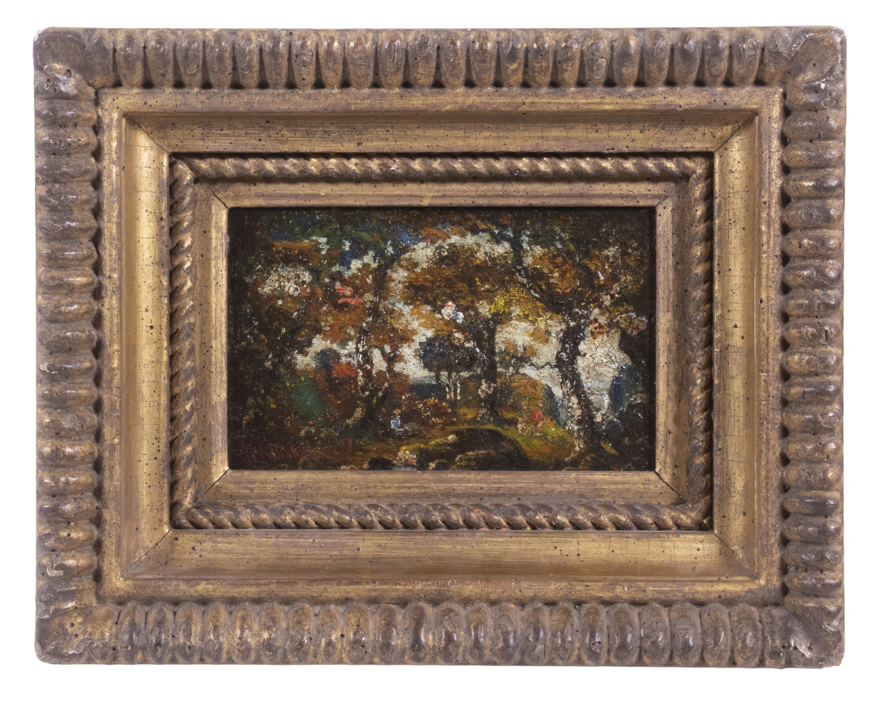 Appraisal: RALPH ALBERT BLAKELOCK NY CA - Thick Forest Landscape oil