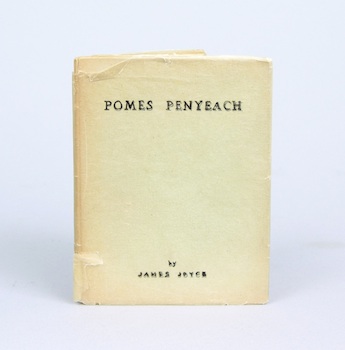 Appraisal: Pomes Penyeach by James Joyce Paris Shakespeare and Company First