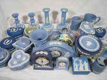 Appraisal: A large quantity of Wedgwood jasperware including a pair of