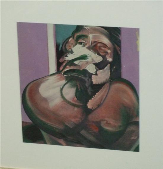 Appraisal: After Francis Bacon 'George Dyer' lithograph in colours x an