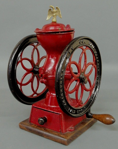 Appraisal: Enterprise coffee mill c h wheels dia