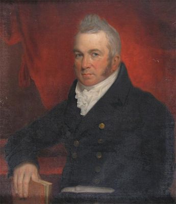 Appraisal: Samuel Woodforde - Portrait of John Newman Half length in