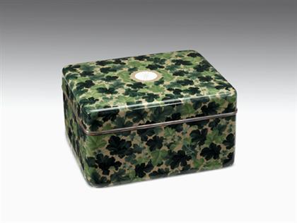 Appraisal: Highly Important Japanese Imperial presentation cloisonne box attributed to ando