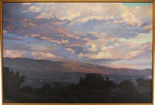 Appraisal: Richard Schloss California born Storm Clouds from Las Positas Sight