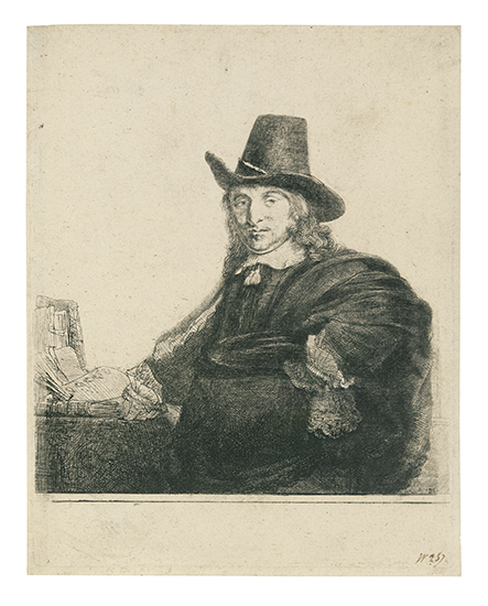 Appraisal: REMBRANDT VAN RIJN Jan Asselyn Painter Etching and drypoint on