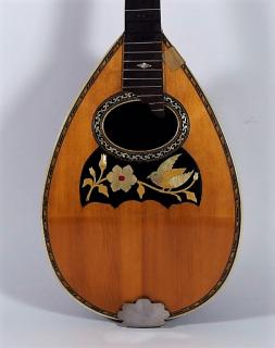 Appraisal: C s Pasquale Bowl Back Mandolin MOP Inlay UNITED STATES