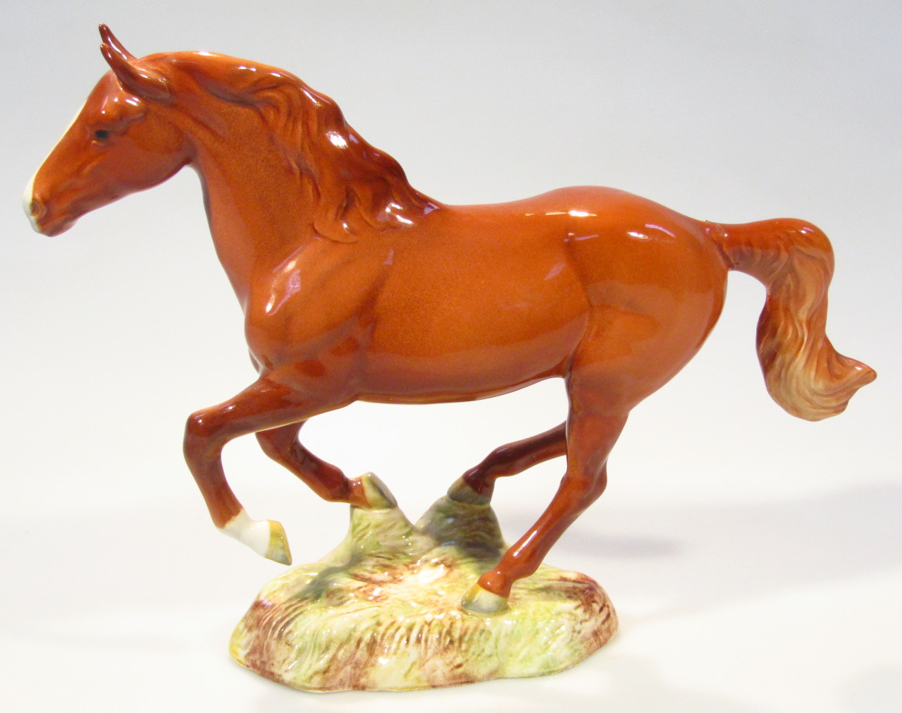 Appraisal: A Beswick figure of a trotting horse no brown colourway