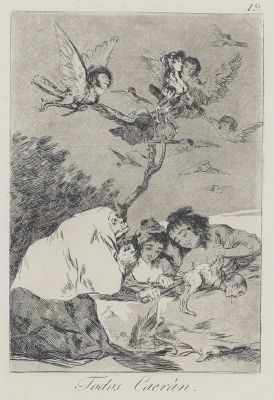 Appraisal: Francisco de Goya y Lucientes Spanish - Todos Caeran Etching