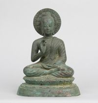 Appraisal: Seated Buddha Sculpture circa early th Century Seated Buddha with