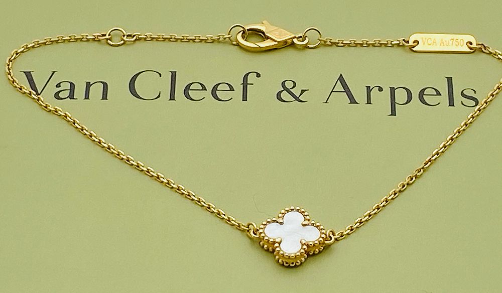 Appraisal: VAN CLEEF ARPELS K SWEET ALHAMBRA BRACELET VAN CLEEF ARPELS