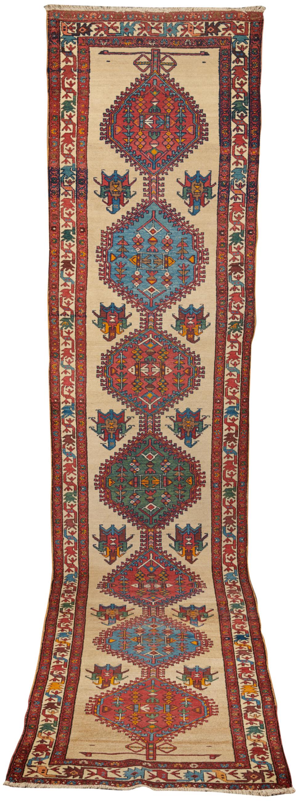 Appraisal: Karaja Runner Persia ca ft in x ft in Condition