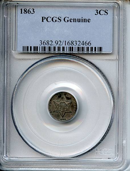 Appraisal: CS Genuine Cleaned PCGS The registers a low mintage of